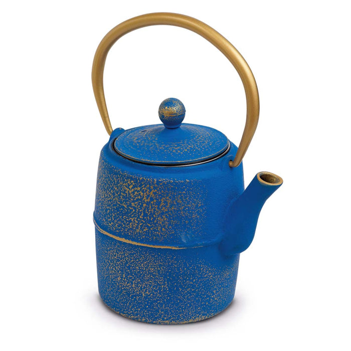Teiera in ghisa colore Blu