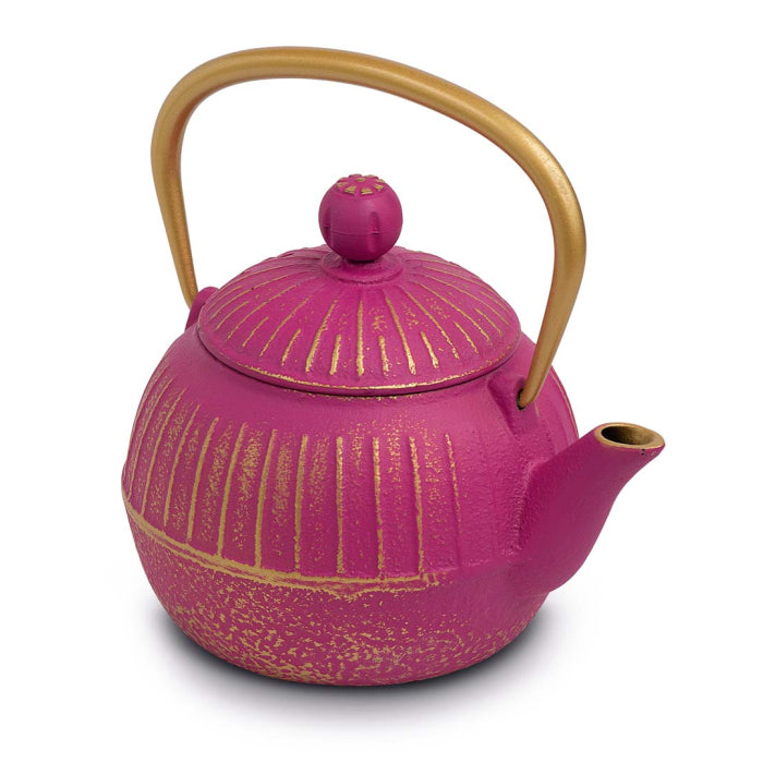 Teiera in ghisa colore Fucsia