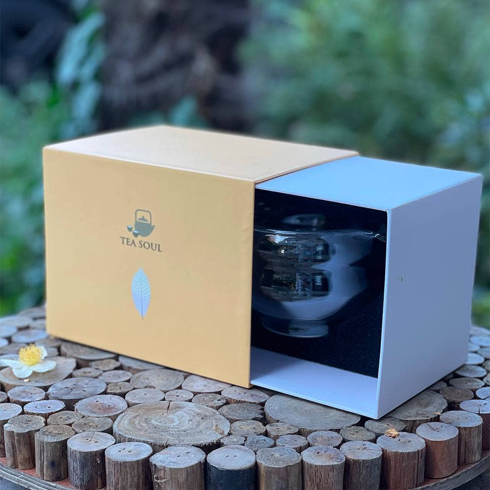 Tazza Cha Hai Katakuchi per Matcha in vetro 500ml