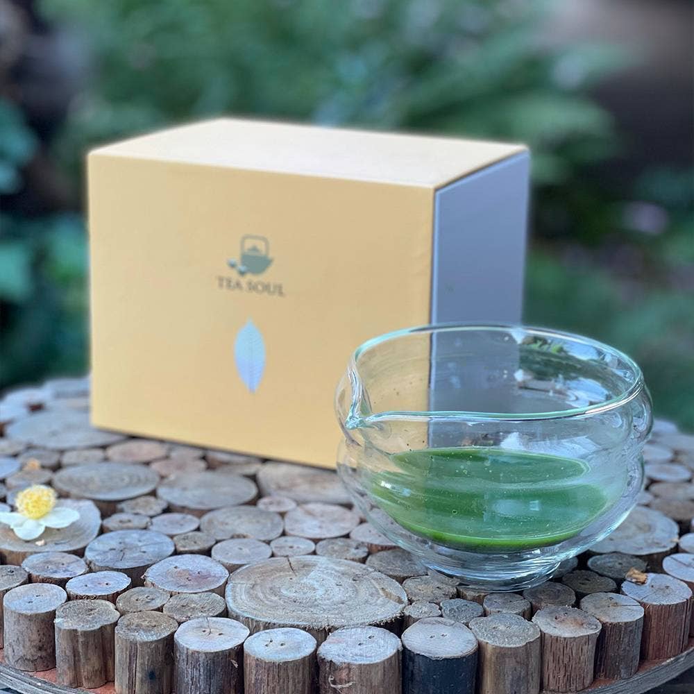 Tazza Cha Hai Katakuchi per Matcha in vetro 500ml