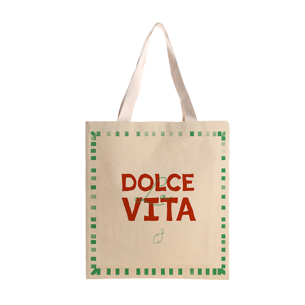Borsa in cotone 100% « Dolce Vita »