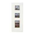Cornici Porta foto in legno con bordo in metallo - 2 x 10*10 / 1 x 15*10