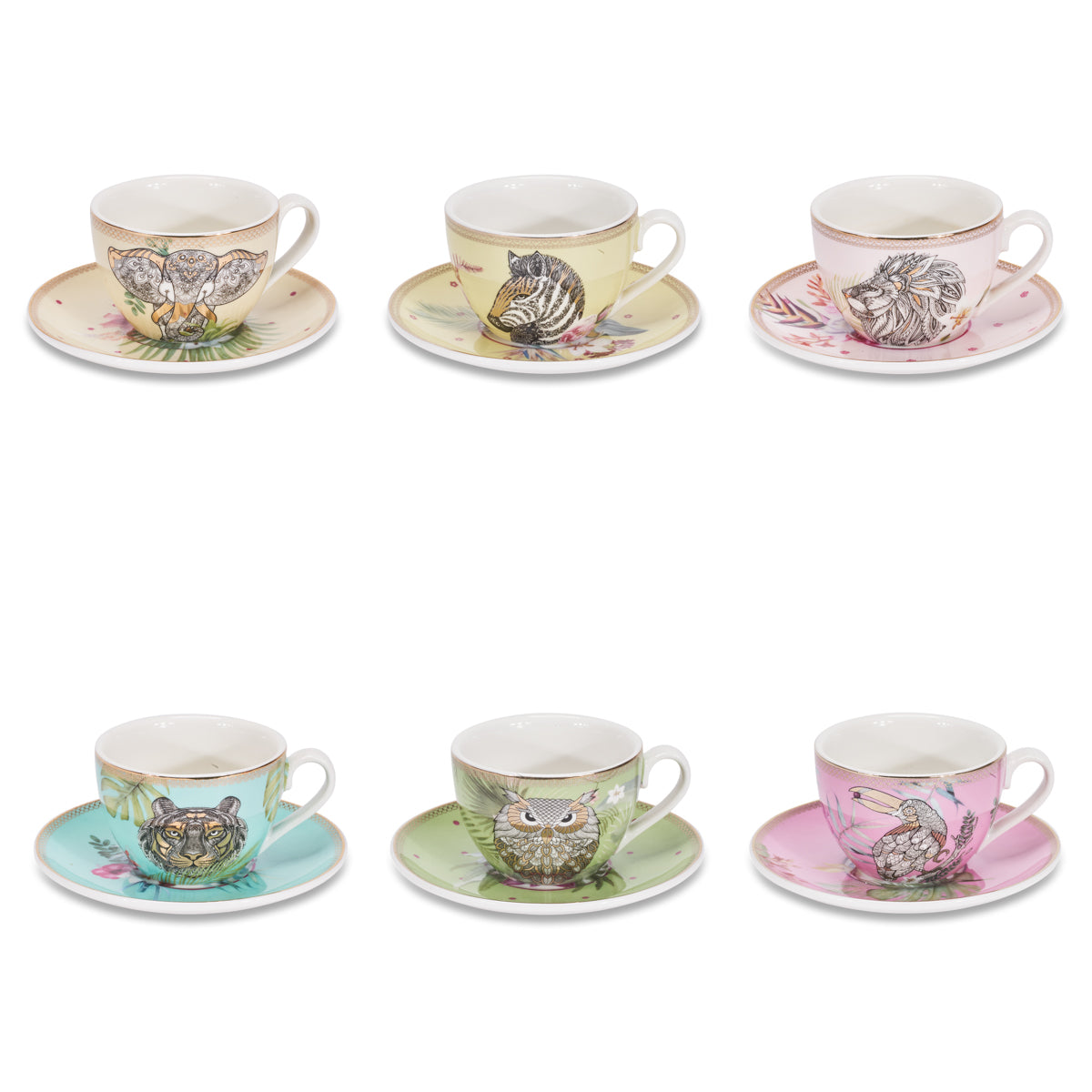SET 6 TAZZE CAFFE’ C/P