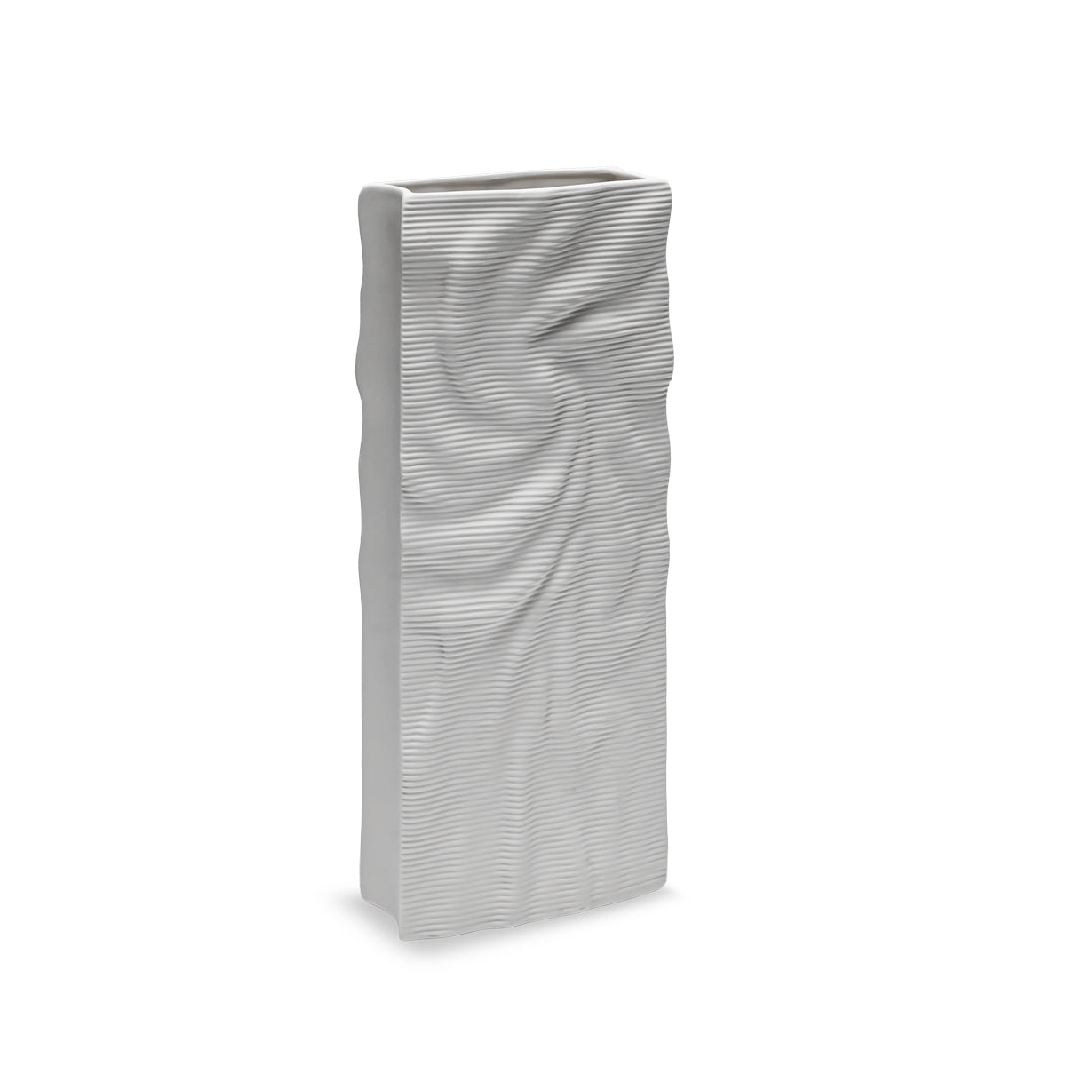 VASO INCRESPATO BIANCO