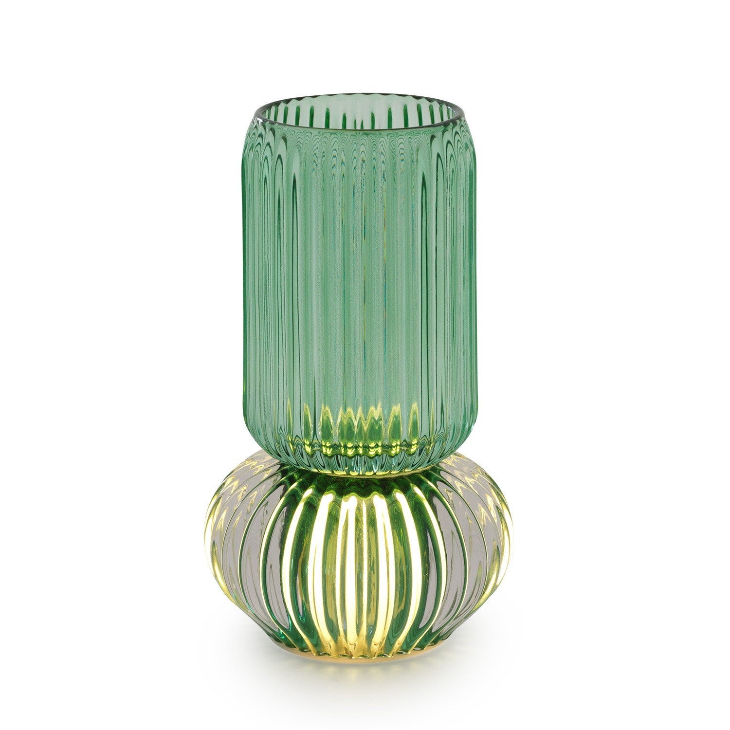 VASO VERDE C/LUCE LED