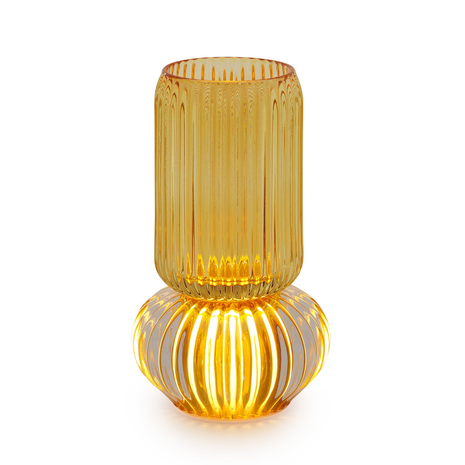 VASO AMBRA C/LUCE LED