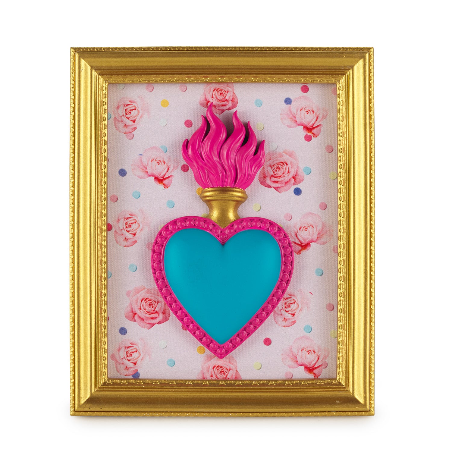 CORNICE RETT.C/CUORE E ROSE