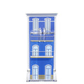 Vaso Blooming City Lisbona Azzurro
