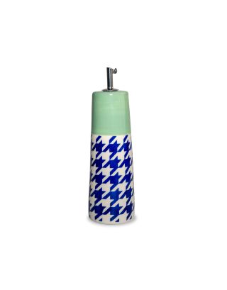 Oliera/Acetiera in stoneware. Capacità 490 ml. Versione blu.