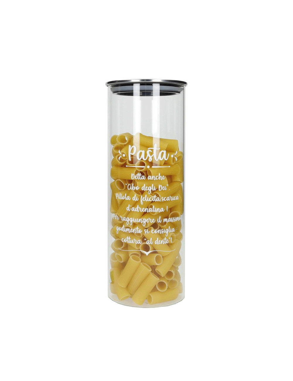 BARATTOLO PASTA VETRO C/TAPPOTERMICO METAL