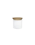 BARATTOLO VETRO BOROSILICATO C/COPERCHIO BAMBOO 500ML