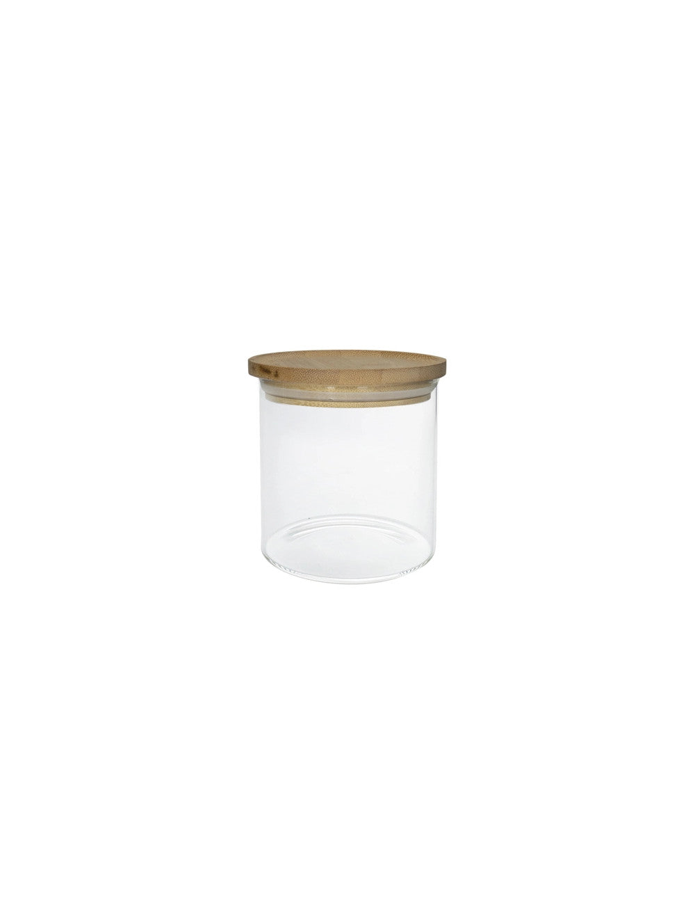 BARATTOLO VETRO BOROSILICATO C/COPERCHIO BAMBOO 500ML