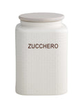 BARATTOLO ZUCCHERO PORCELLANABIANCA C/TAPPO BAMBOO NATURAL