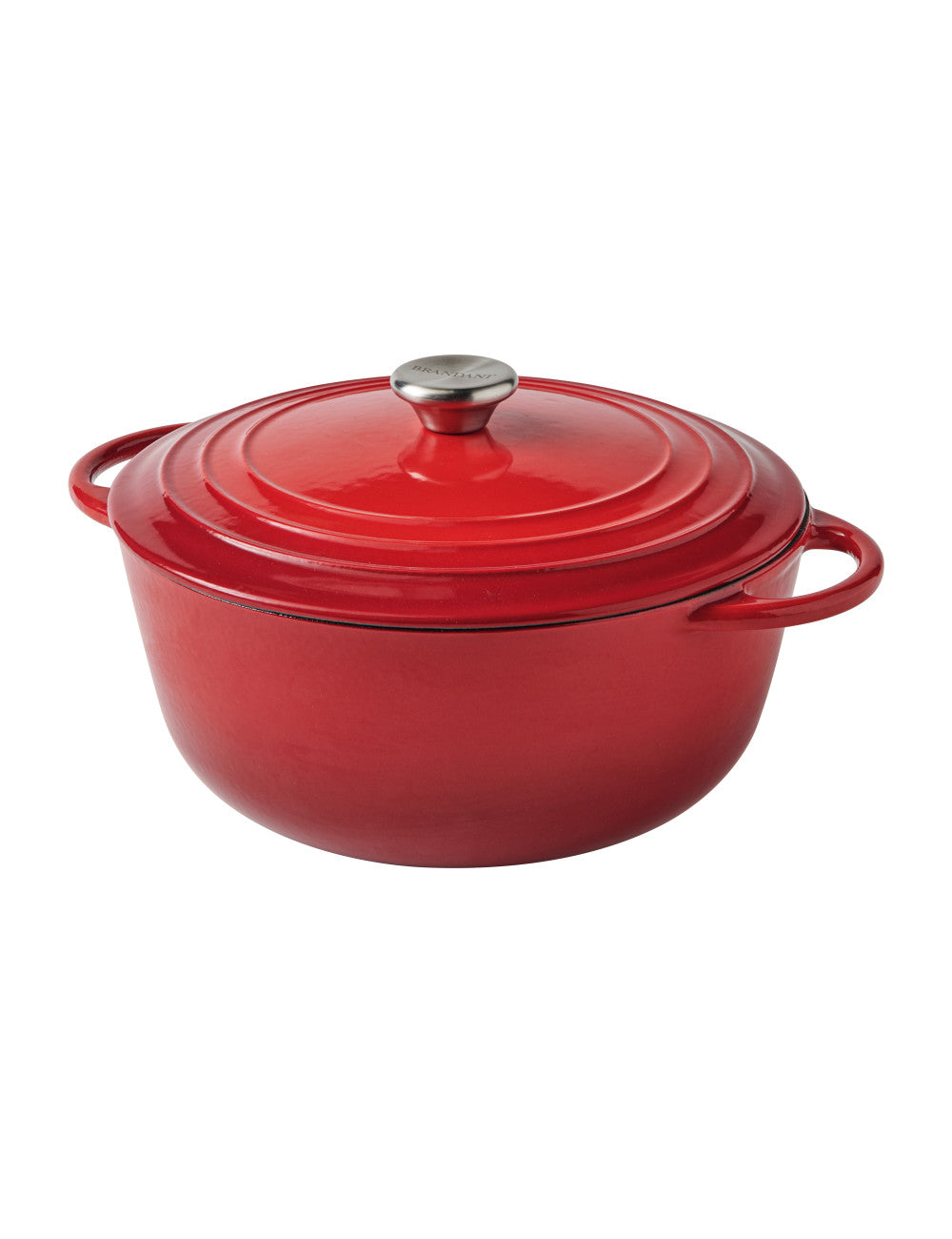 CASSERUOLA COCOTTE ROSSA GHISA SMALTATA 4L