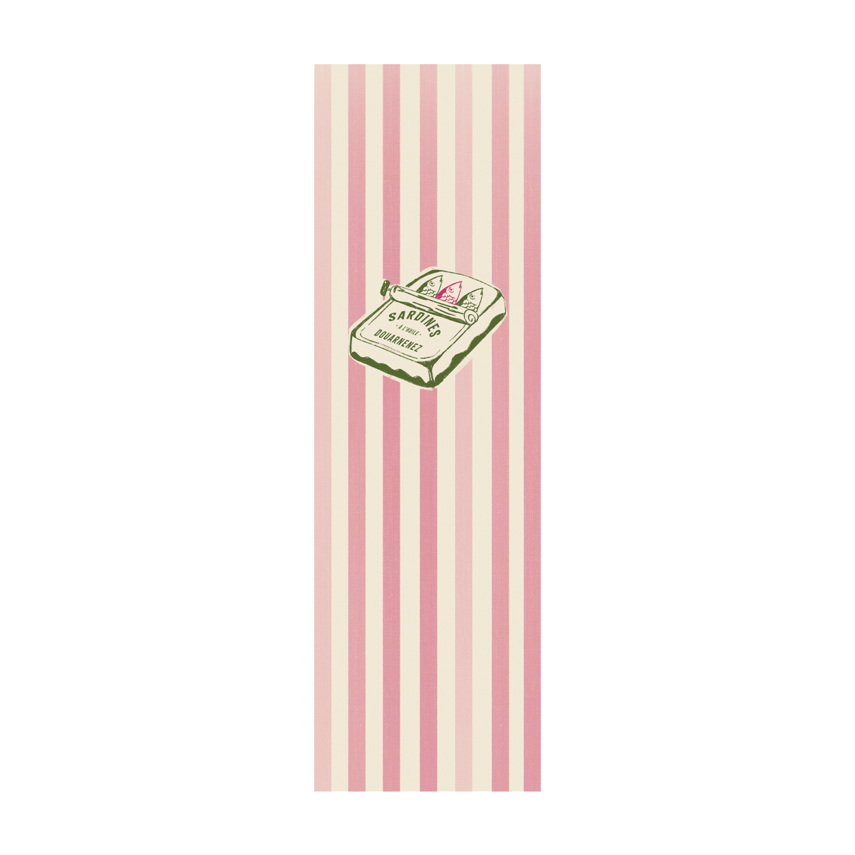 Sedia da giardino in legno e poliestere personalizzabile - Sardine: Rosa / Tela + Telaio in legno