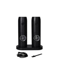 MACINA SALE/PEPE ELETTRICO RICARICABILE C/SUPPORTO SET 2PZ ABS