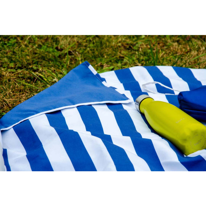 Set pochette termica e asciugamano colore Blu