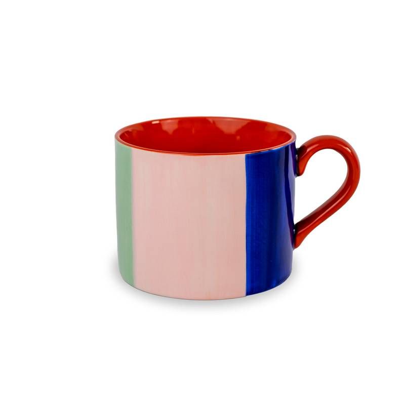 Tazza colazione 400 ml in stoneware - Rosa