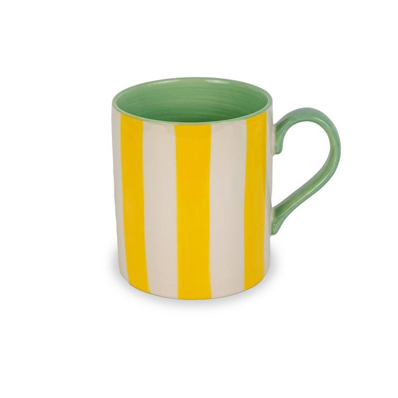 Mug 400 ml in stoneware - Giallo