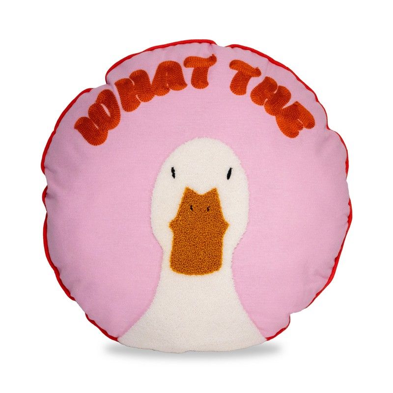 Cuscino decorativo Ø 40 cm - What the duck